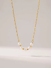 Gold Infinity Pendant Necklace – Figure-8 Symbol - Smile Pearl Gold