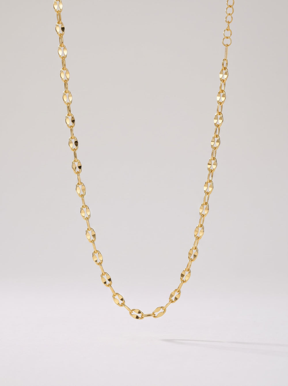 Dainty Gold Cable Chain Necklace – Minimalist