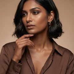 U-Shaped Earrings - PVD Stainless Steel