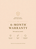 6-MONTH WARRANTY