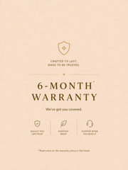 6-MONTH WARRANTY