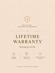 LIFETIME WARRANTY