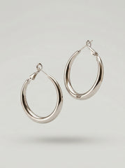 Classic Round Hoop Earrings – Stylish Minimal Jewelry for Women