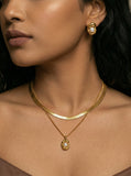 18K Gold Plated Pearl Four-Piece Jewelry Set - Confident Everyday Wear