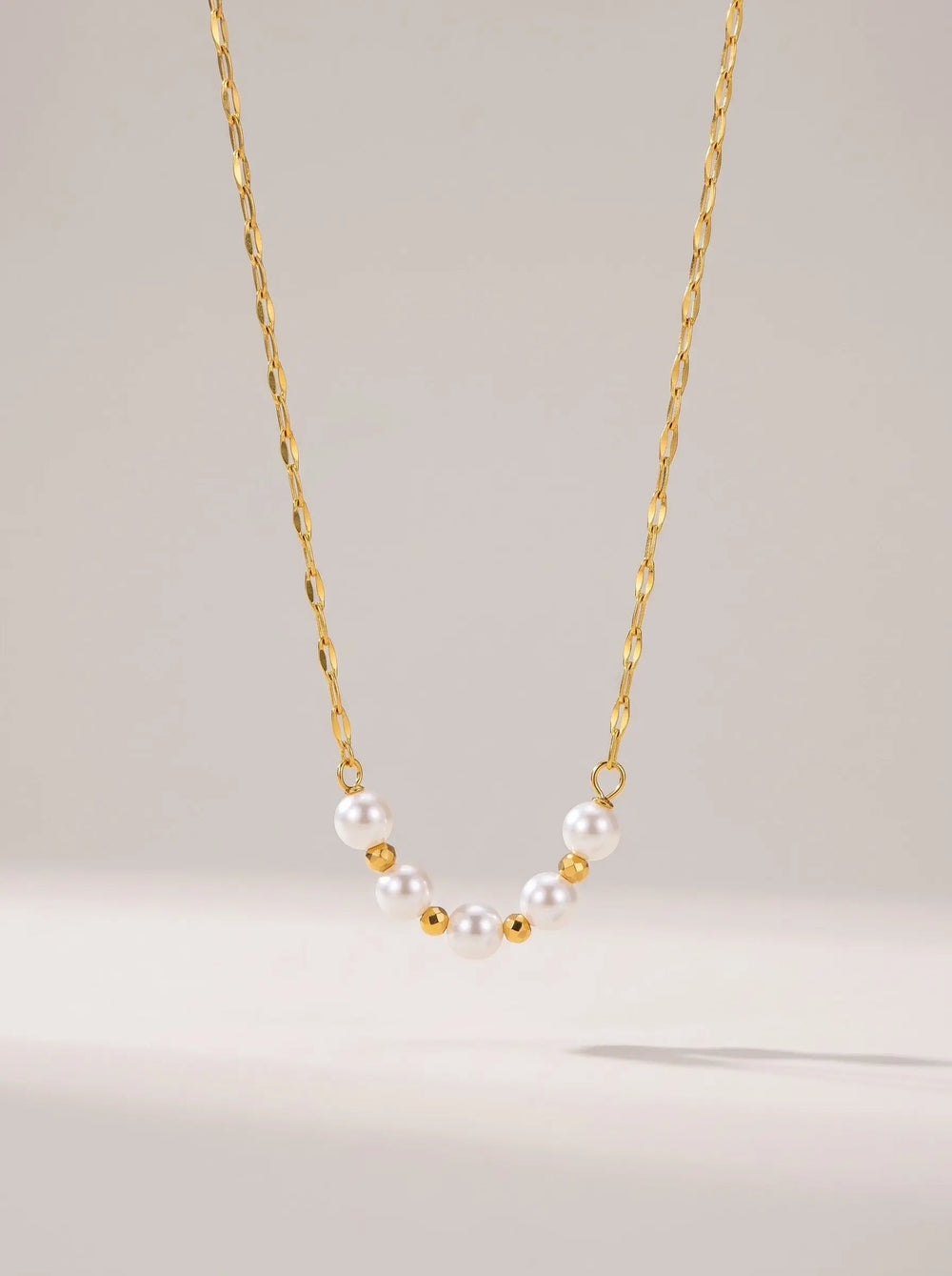 Gold Infinity Pendant Necklace – Figure-8 Symbol - Smile Pearl Gold