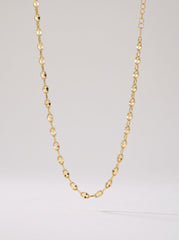Dainty Gold Cable Chain Necklace – Minimalist