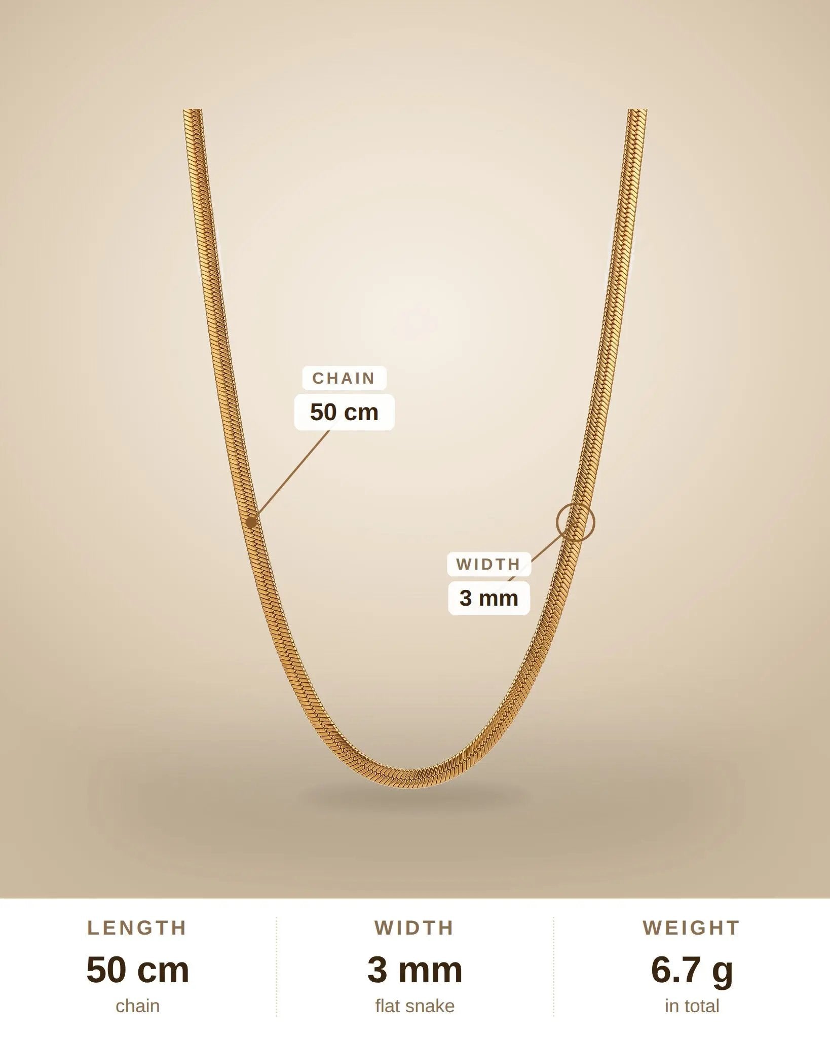 3mm Push Chain